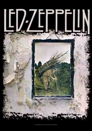 Led Zeppelin Poster Flag Stairway Album Cover Tapestry