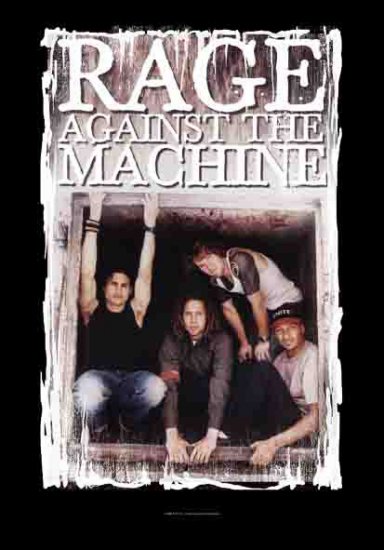 Rage Against The Machine Poster Flag Band Photo Logo Tapestry