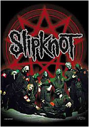 Slipknot Poster Flag Pentagram Band Photo Tapestry