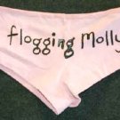 Flogging Molly Hot Shorts Letters Logo Pink Size Large