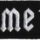 I Love Metal Iron-On Patch Pentagram Logo