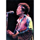 Jimi Hendrix Poster Flag Color Photo Live Singing