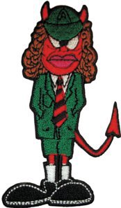 AC/DC Iron-On Patch Angus Young Logo