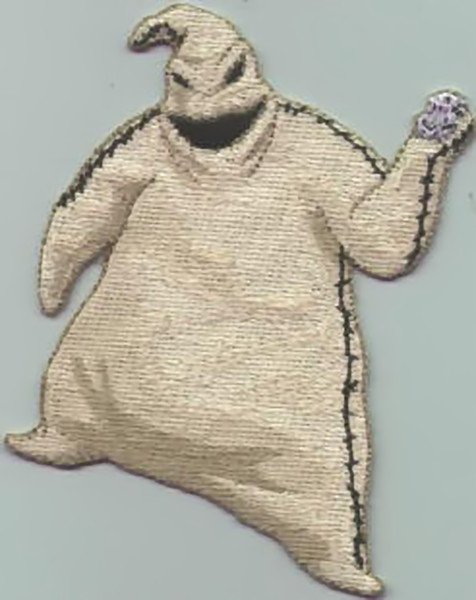 Nightmare Before Christmas Iron-On Patch Oogie Boogie Ghost