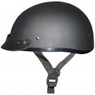 DULL BLACK Helmet - Daytona Skull Cap w/ Visor