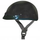 GLOSS BLACK Helmet - Daytona Skull Cap w/ Visor
