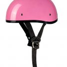 GLOSS PINK Helmet - Daytona Skull Cap w/out Visor