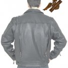 Black Jacket w/ Side Laces - Soft Leather