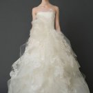 Ivory Applique Tulle Sleeveless Princess Wedding Dresses US/UK 6 8 10 12 14 16