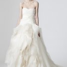 New Arrival Sweetheart Ruffled Organza Wedding Dress US/UK 6 8 10 12 14 16