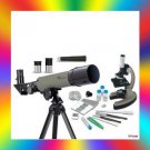 New 5273 ed 360mm telescope and Microscope Kit Great Learning Resources
