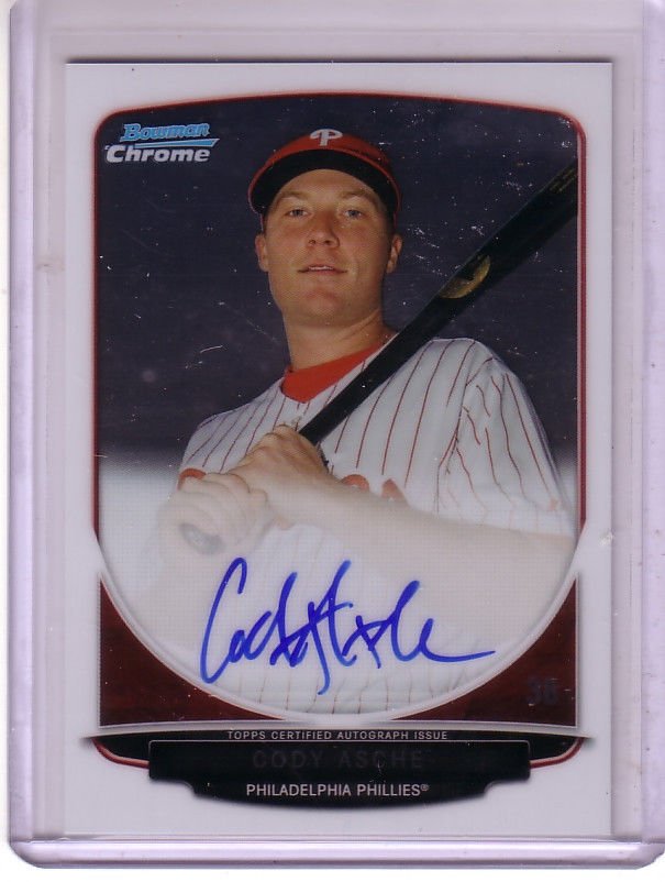 Cody Asche 2013 Bowman Chrome BCACA Autograph {AUTO} **QTY Available**