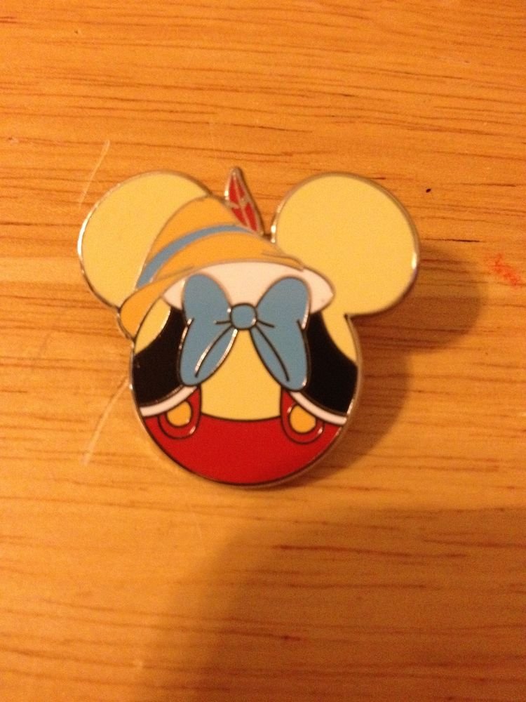 Authentic Pinocchio Mickey Head 2012 Disney Pin