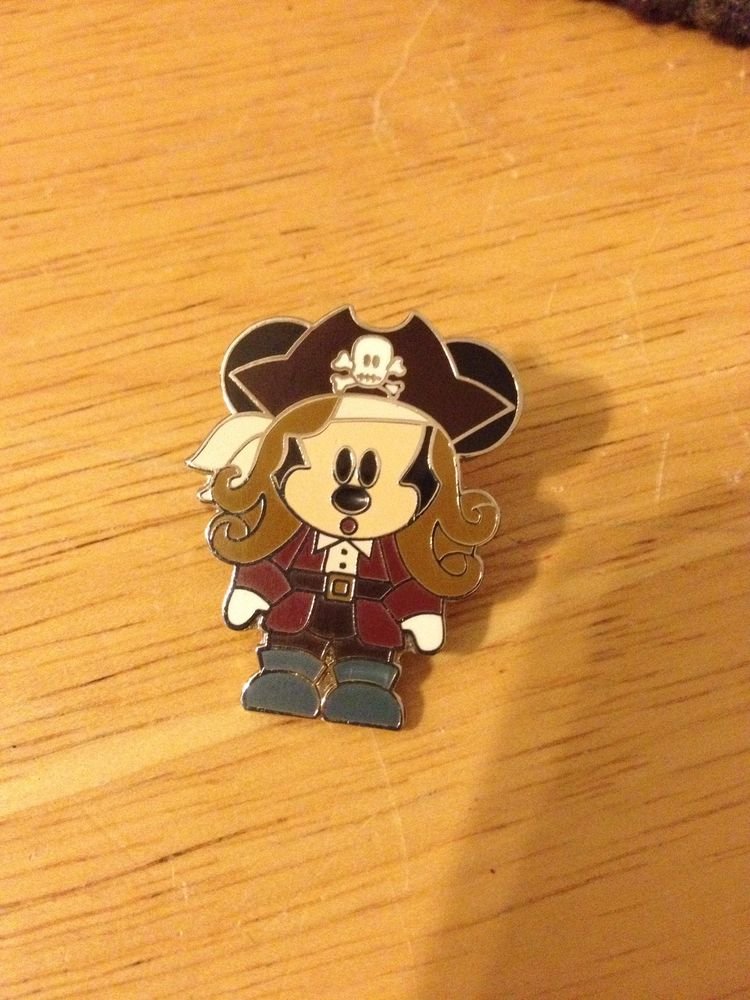 Disney Pin Mickey Pirates Of The Caribbean Cute As Jack Sparrow