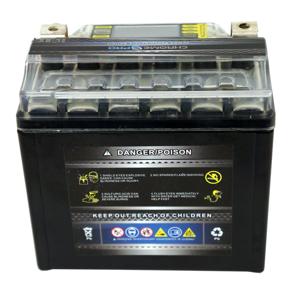 YTX5L-BS High Performance Power Sports Battery