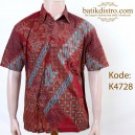 Batik shirt color pattern