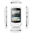 2.8 inch Single Sim Standby Android 2.2 Cortex A5 Dual Core WiFi GPS 3G Smart Phone White