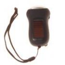 Hand Crank Self-Powered Solar Powered 3-LED Flashlight Torch 006