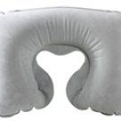 Neck Pillow Sleep Mask Earplugs Travel Pack (Gray)