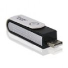 Mini Portable USB Ionic Air Purifier with Protective Cap (White)