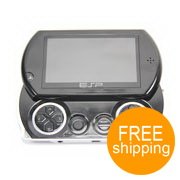 Potable 3.6 inch Slide Panel MP4 MP5 Game Player w/ Joystick V8 (2-16GB) Black