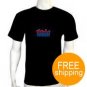 HZ Flash LED DJ Music Activated Equalizer EL T-shirt