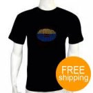 Rock Hard EL LED T-Shirt Cool Gadgets for Rave Party/Disco