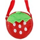 Strawberry Style Leisure Shoulder Bag for Kids (Red)