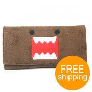 Domo Kun Plush Cover Wallet w/ Card/Coin Compartments