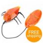 USB Fluorescent R/C Robot Beetle Toy - Transparent Orange