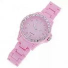 Crystal Fashion Wrist Watch - Pink (1*377)