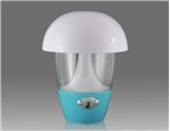 UI-1080 7 Color Changing Mushroom LED Night Light with Music (Blue)