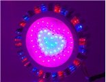 Heart Shaped LED AC110-220V 4.4W Wall Lamp (Silver)