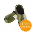 Designer's Beach Shoes (Green - Size-XL)