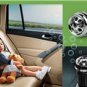 Mini 2 in 1 Ozone and Anion Car Oxygen Bar Night Light (Black)