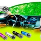 Mini 2 in 1 Ozone and Anion Car Oxygen Bar (Silver)