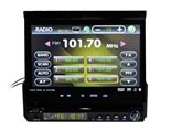 7" 1 Din TFT Touch Screen Car DVD Player with Analog TV FM AM Bluetooth RDS AVIN Bluetooth Support