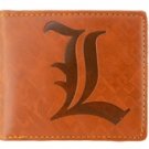 Cartoon Pattern Bi-Fold Wallet (Brown)
