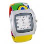 Stylish Square Dial Steel Band Bracelet Watch (Yellow)