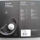 AKG K414P Hi-Fi Mini Over the head Headset Earphones 100% Brand New