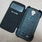 New FLIP PU Leather CASE Cover Smart Wake S View For SAMSUNG GALAXY S4 SIV i9500 BLACK Color