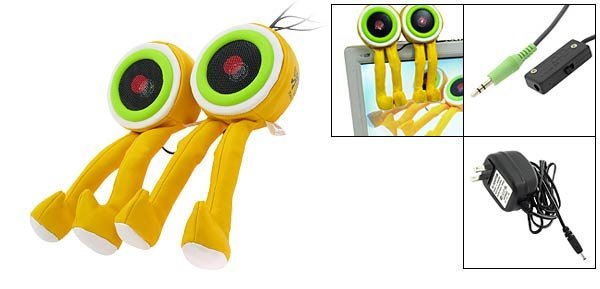 Super Fun Walk the Walk Stereo Speakers - Yellow