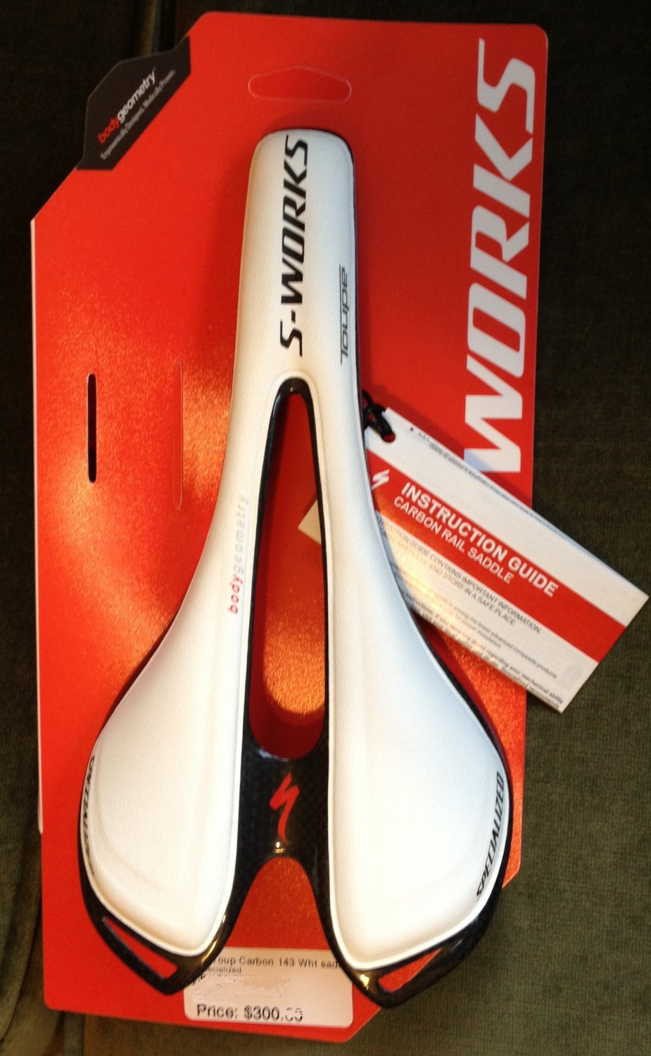 specialized s works toupe saddle