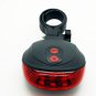 EXTREMELY SAFE - Rear Bicycle light + Laser