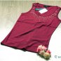 New woman's Red Tank Cotton Size 10