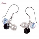 'Black & White' Earrings made with SWAROVSKI ELEMENTS