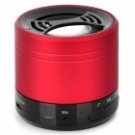 Red Handsfree Bluetooth V3.0 Speaker with FM Radio