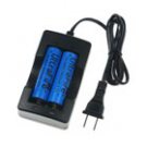 Li-Ion 18650 Battery Charger Black