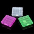 3x 4 x AA Battery Case Holders color assorted