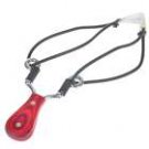 Stainless Steel Slingshot Launcher red + silver + black